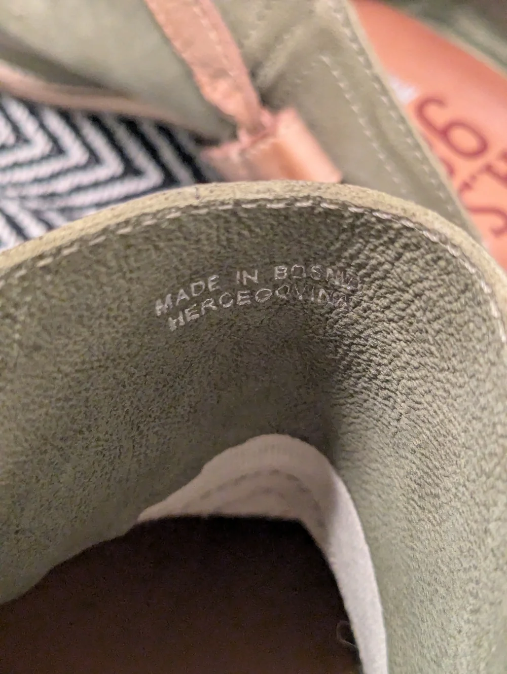 AS98 Clif Mules in sage green leather Size 39 8 8.5 - Picture 4 of 9